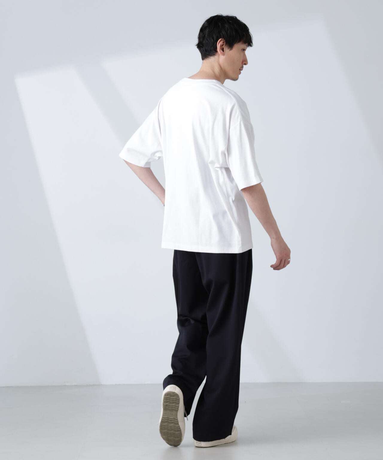 WEB限定/Anti Soaked(R)  汗染み防止 クルーネック ビッグシルエットTシャツ