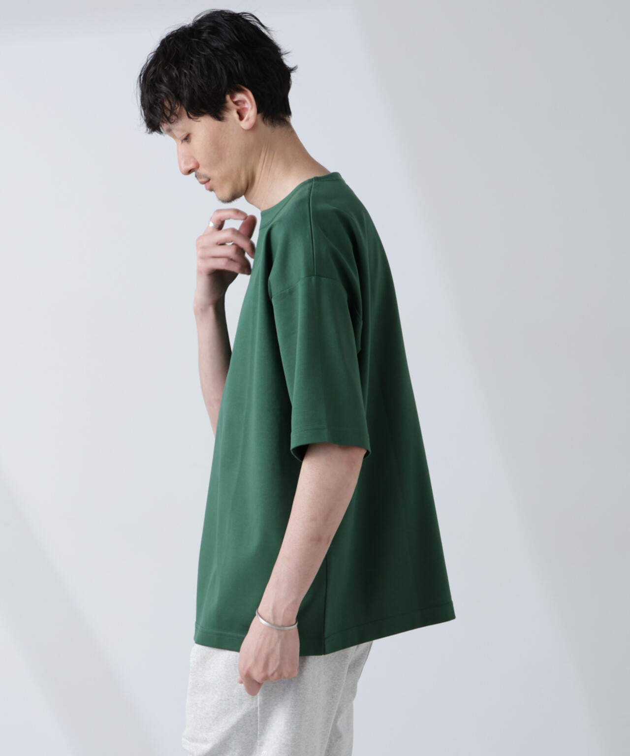 「NJ/CLUB」モクロディ ボートネック ビッグＴシャツ
