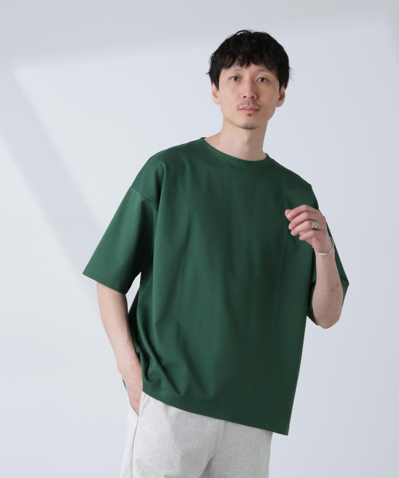 「NJ/CLUB」モクロディ ボートネック ビッグＴシャツ