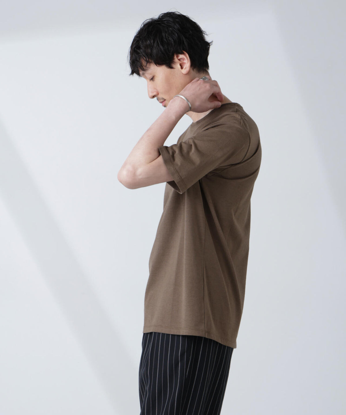 ソラーロライトストレッチクルーネックTシャツ(セットアップ可)