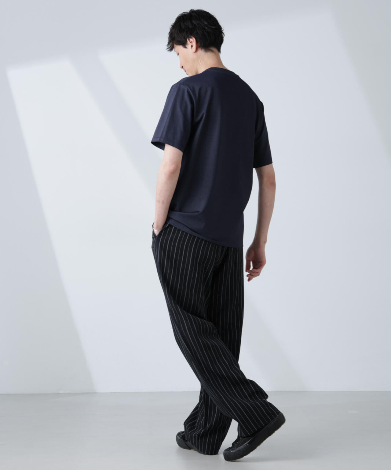 ソラーロライトストレッチヘンリーネックTシャツ（セットアップ可）