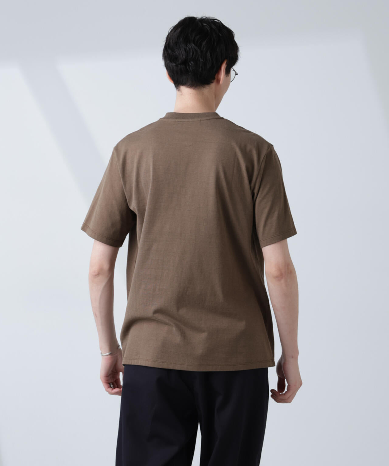 ソラーロライトストレッチヘンリーネックTシャツ（セットアップ可）