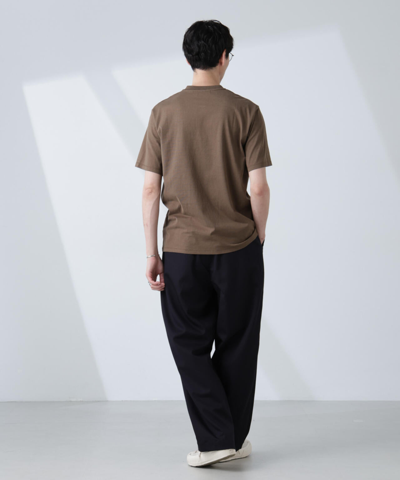 ソラーロライトストレッチヘンリーネックTシャツ（セットアップ可）