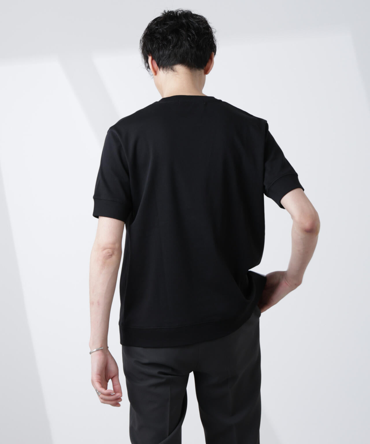 [FORMAL JERSEY]クルーネックカットソー半袖