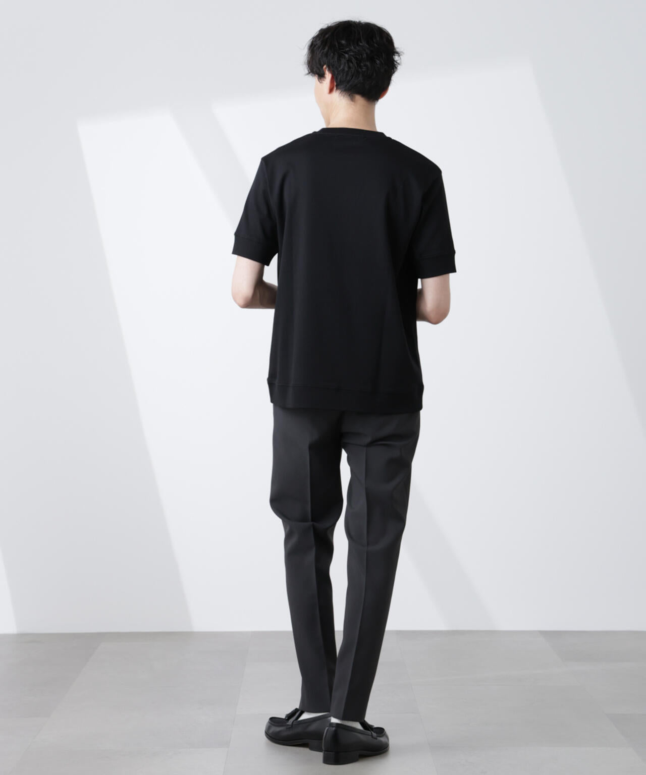 [FORMAL JERSEY]クルーネックカットソー半袖