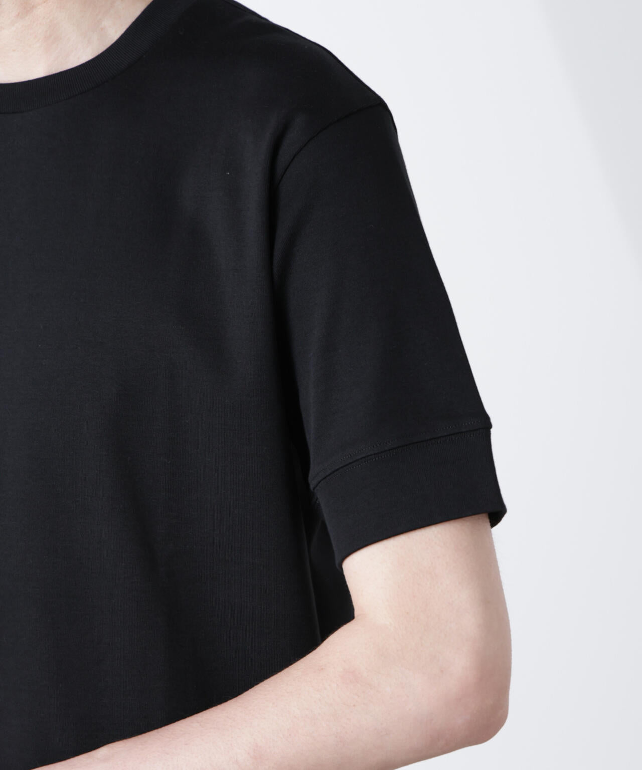 [FORMAL JERSEY]クルーネックカットソー半袖