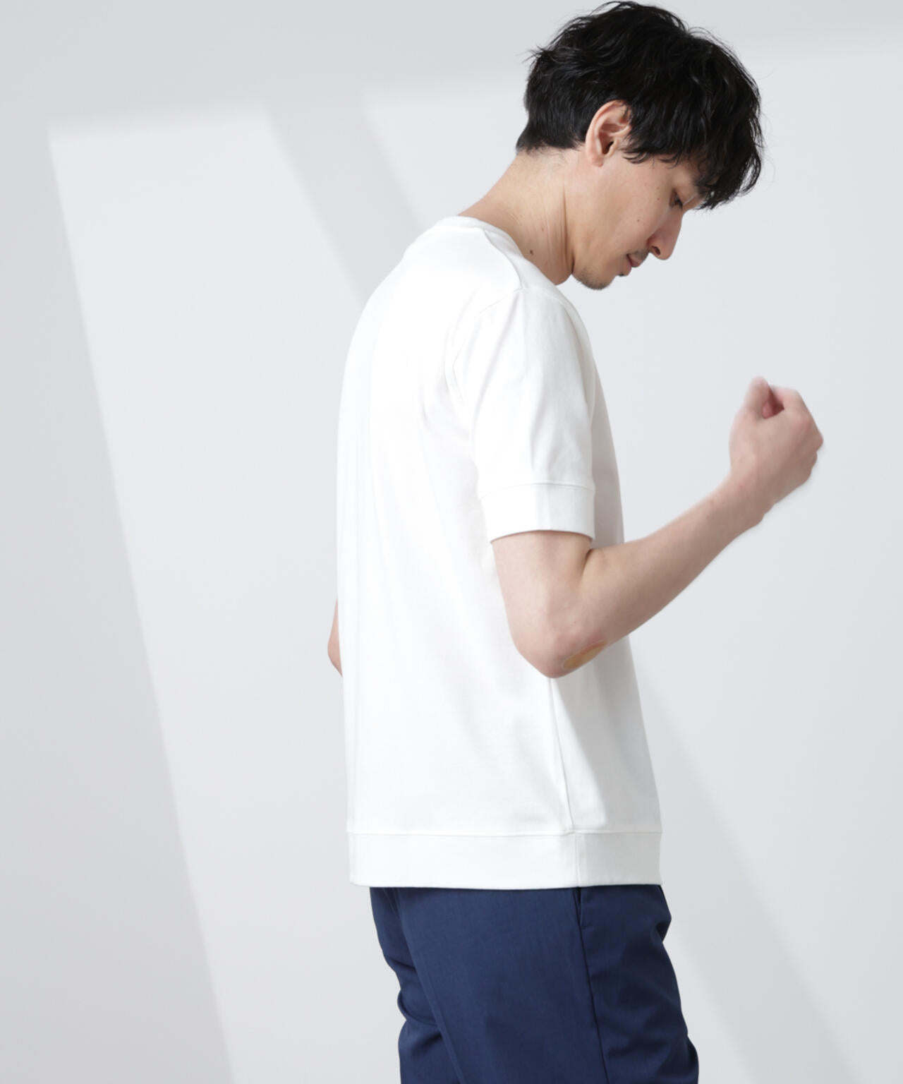 [FORMAL JERSEY]クルーネックカットソー半袖