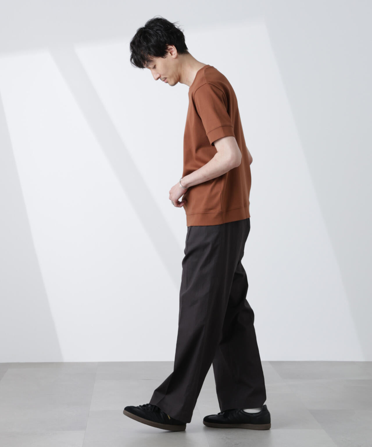 [FORMAL JERSEY]クルーネックカットソー半袖