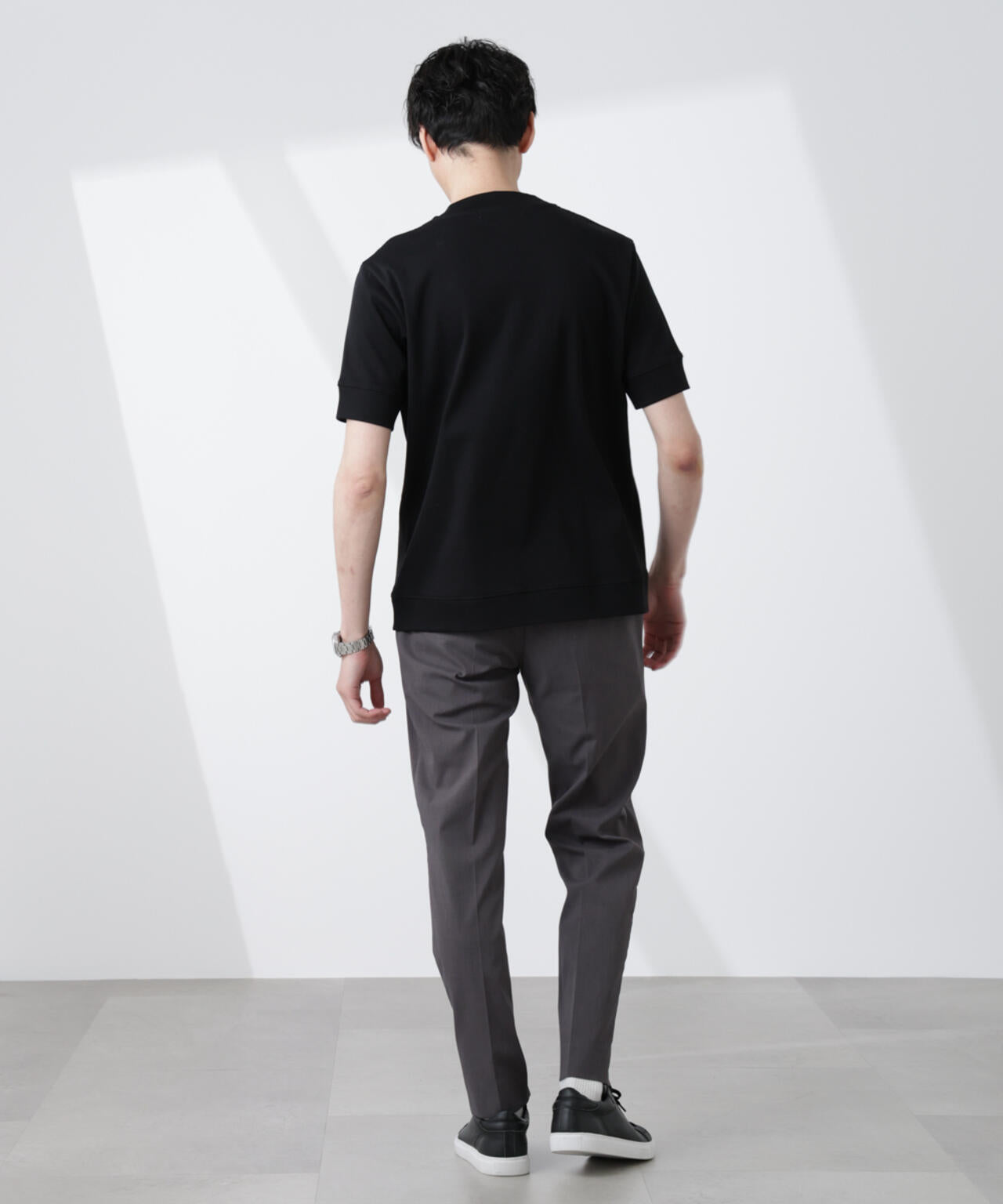 [FORMAL JERSEY]モックネックカットソー半袖