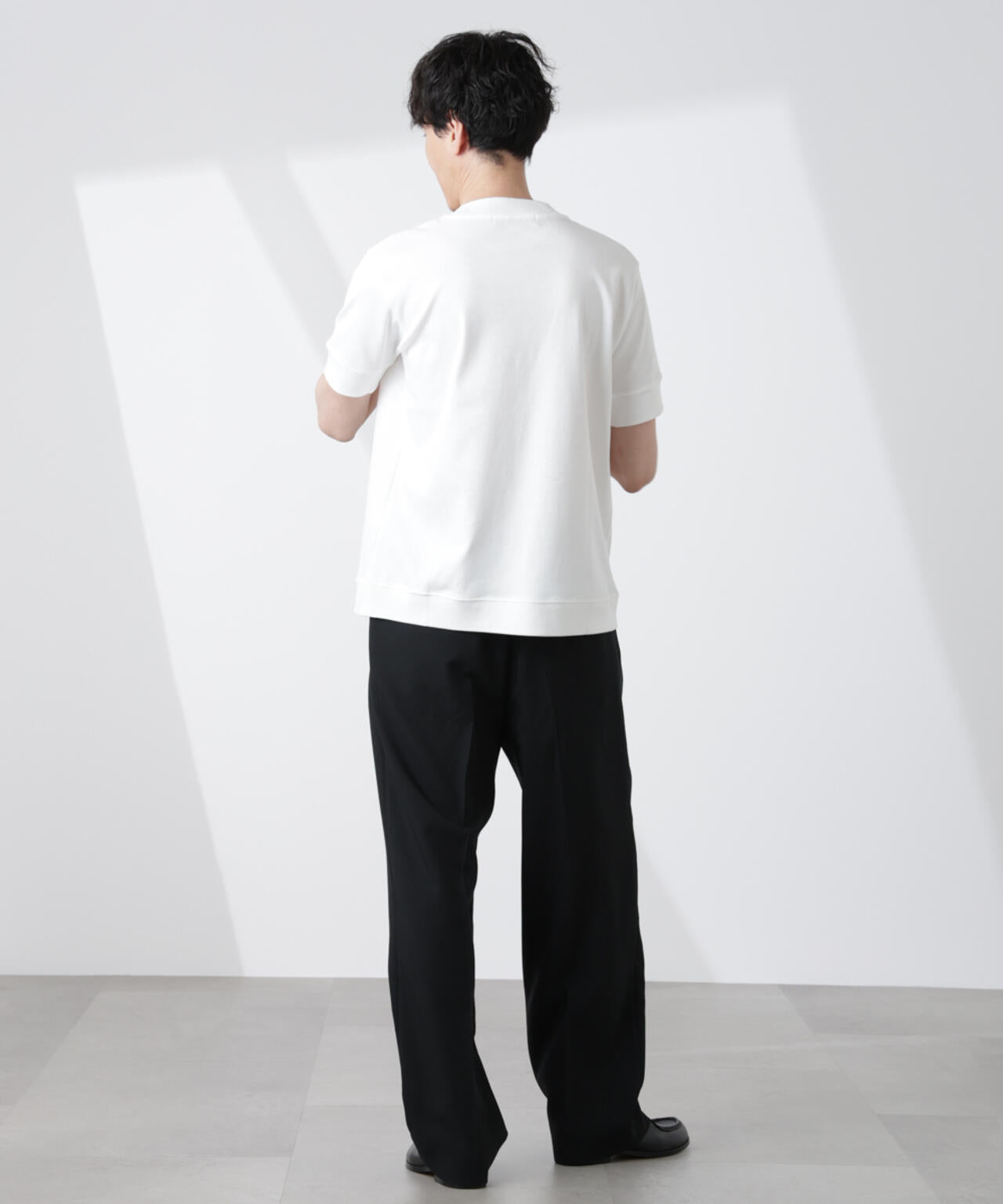 [FORMAL JERSEY]モックネックカットソー半袖