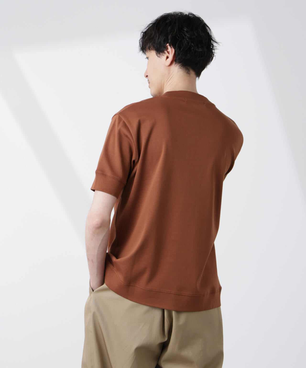 [FORMAL JERSEY]モックネックカットソー半袖