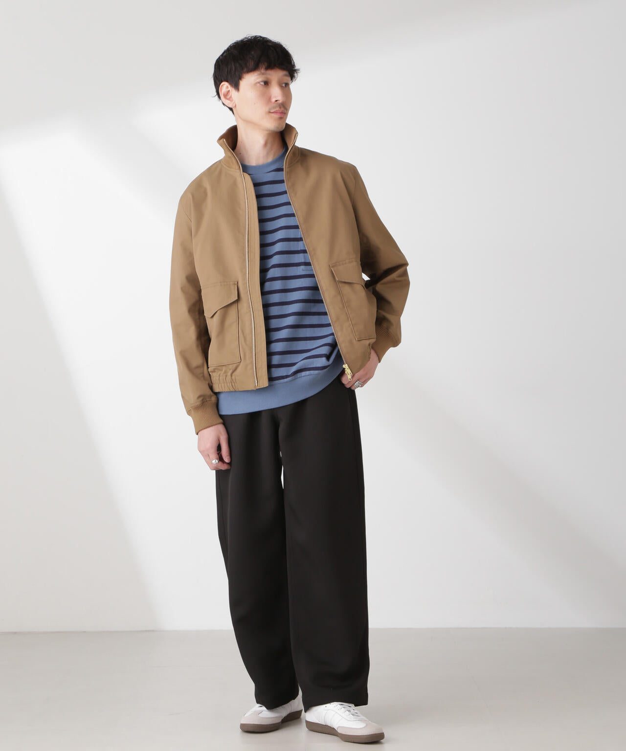 トリプルクロス バレルレッグパンツ(セットアップ可)