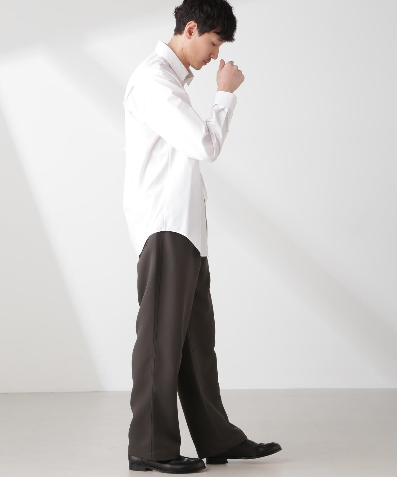 トリプルクロス バレルレッグパンツ(セットアップ可)