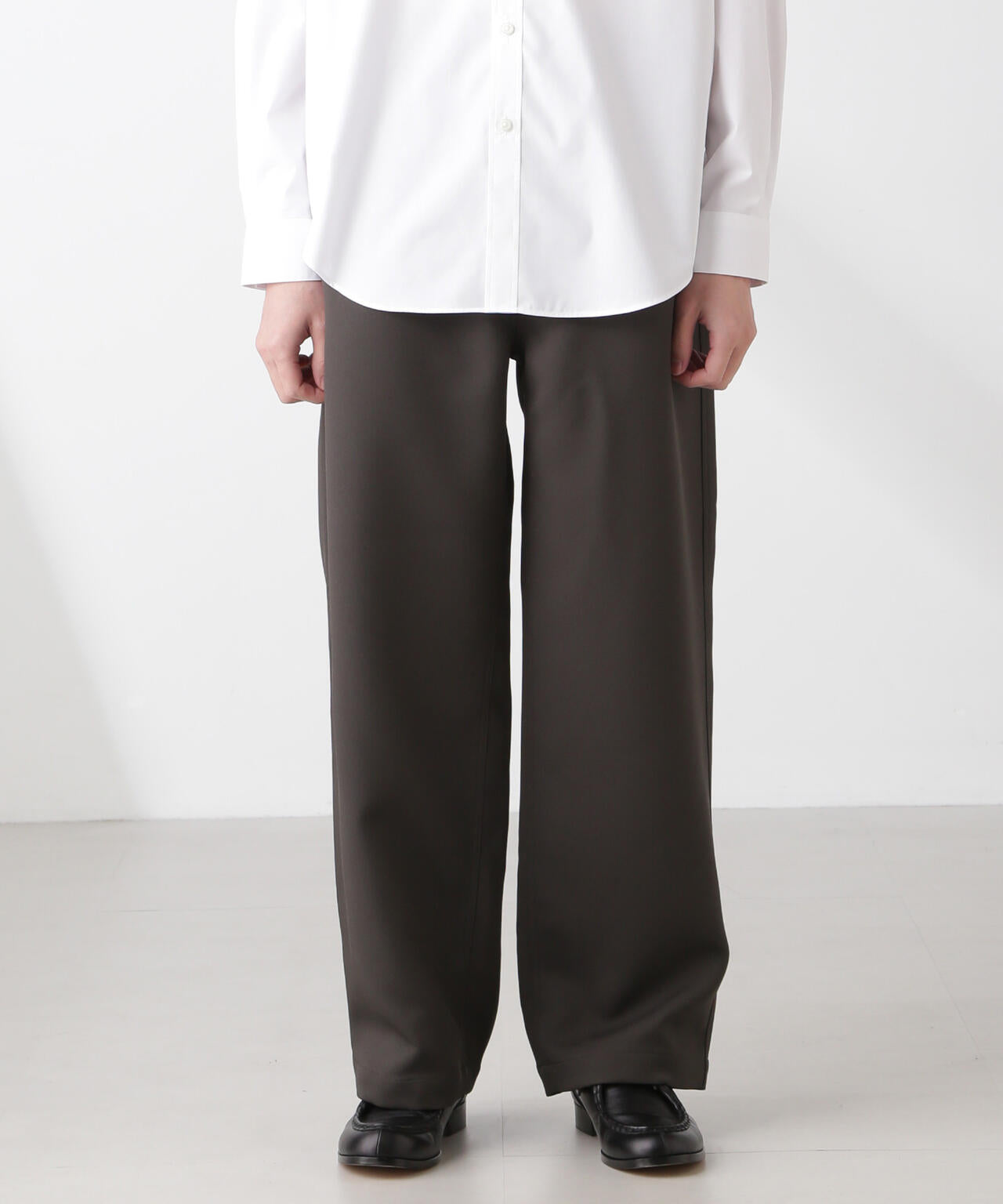 トリプルクロス バレルレッグパンツ(セットアップ可)