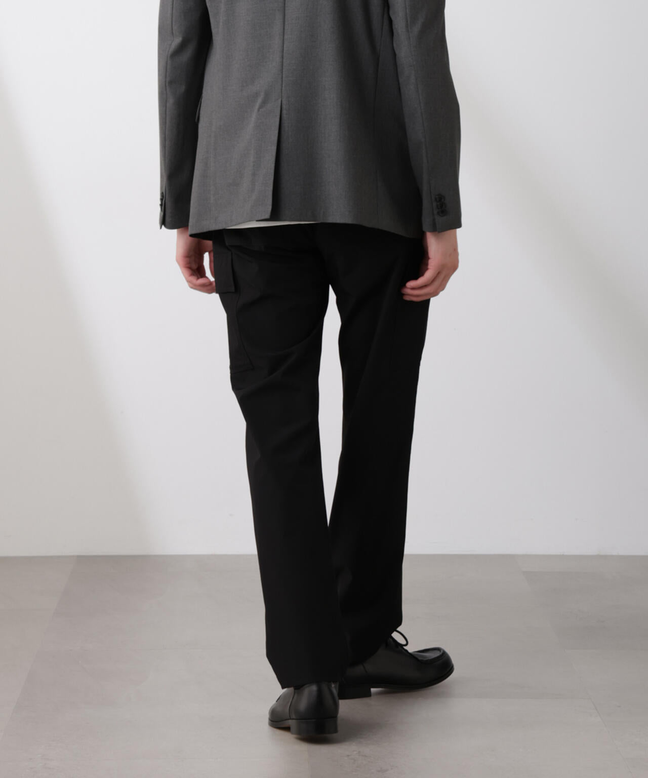 「N trousers」スリムストレッチ カーゴパンツ