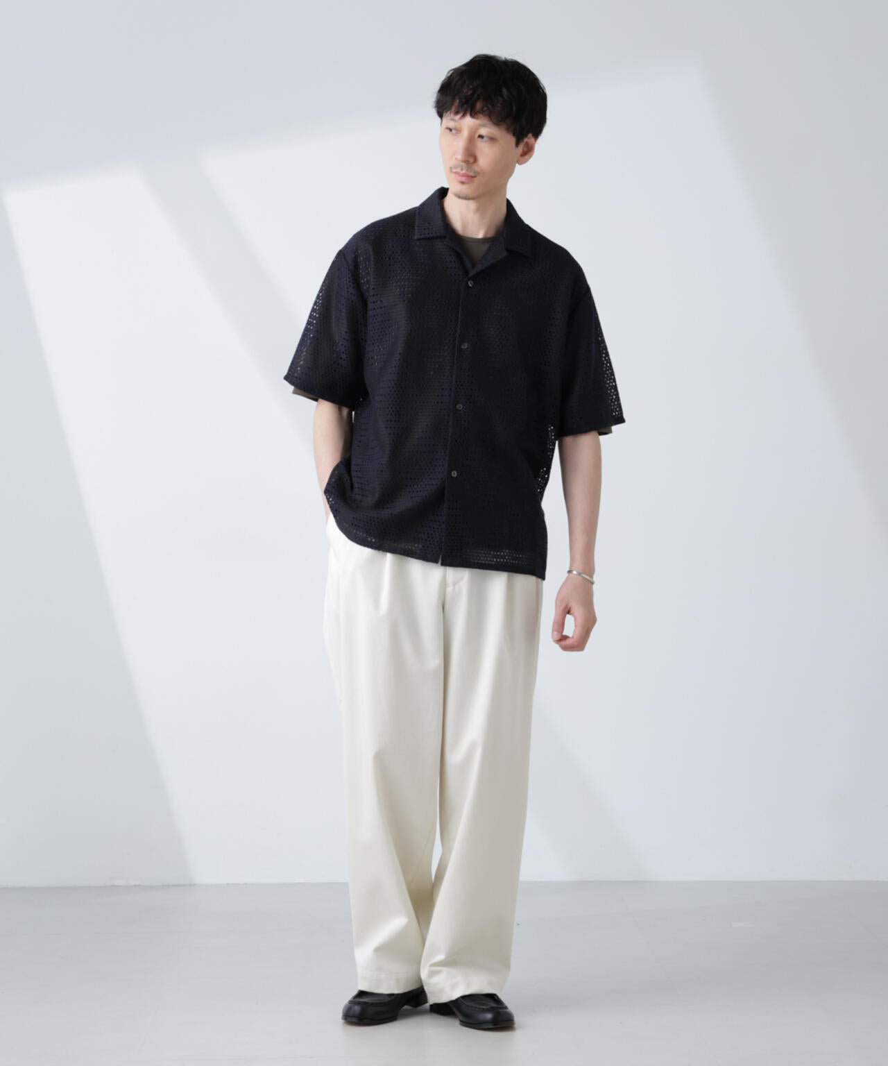 「大人のワイドパンツ」2タックワイドトラウザーズ