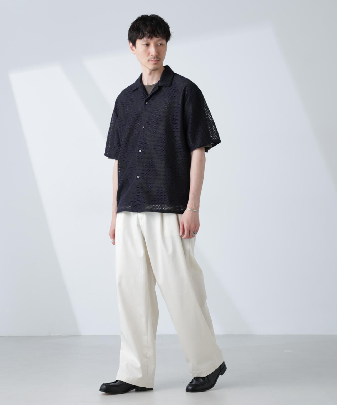 「大人のワイドパンツ」2タックワイドトラウザーズ