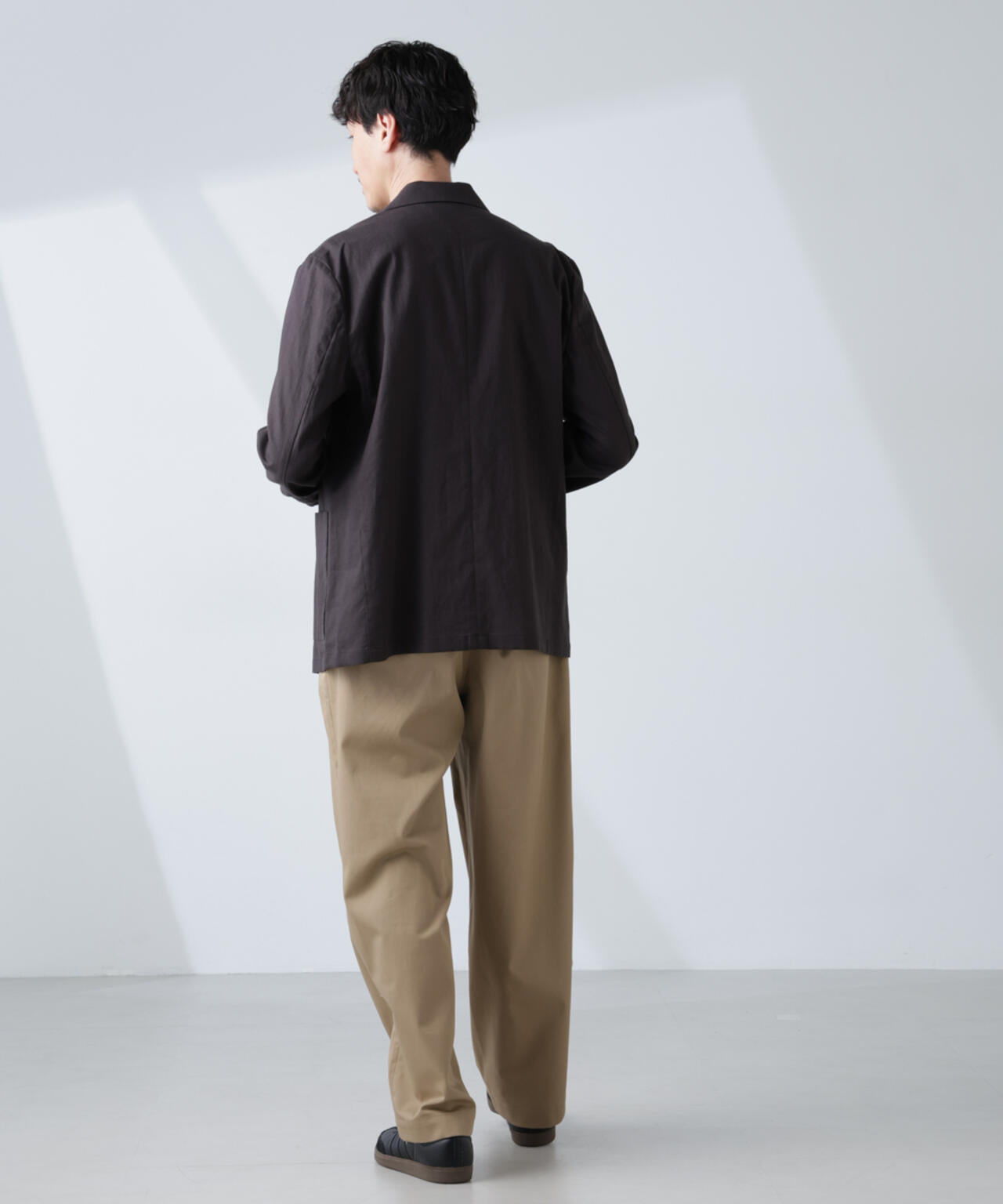 「大人のワイドパンツ」2タックワイドトラウザーズ