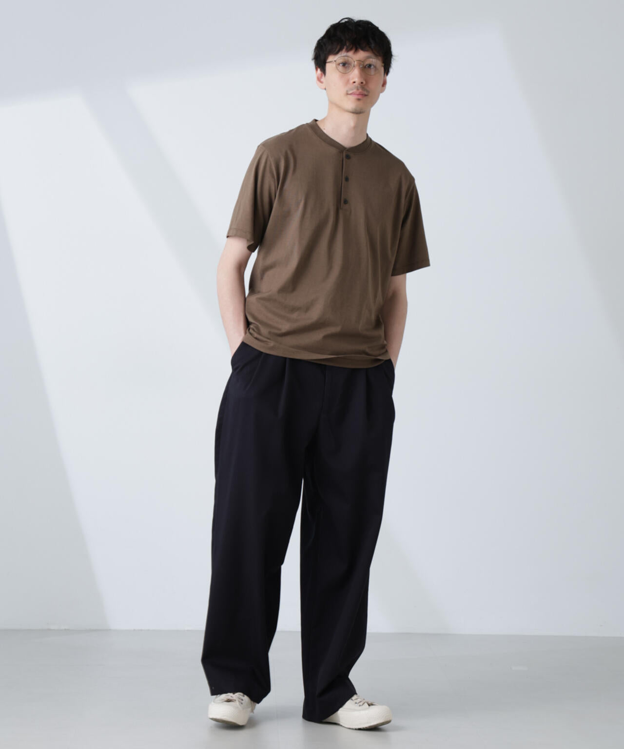 「大人のワイドパンツ」2タックワイドトラウザーズ