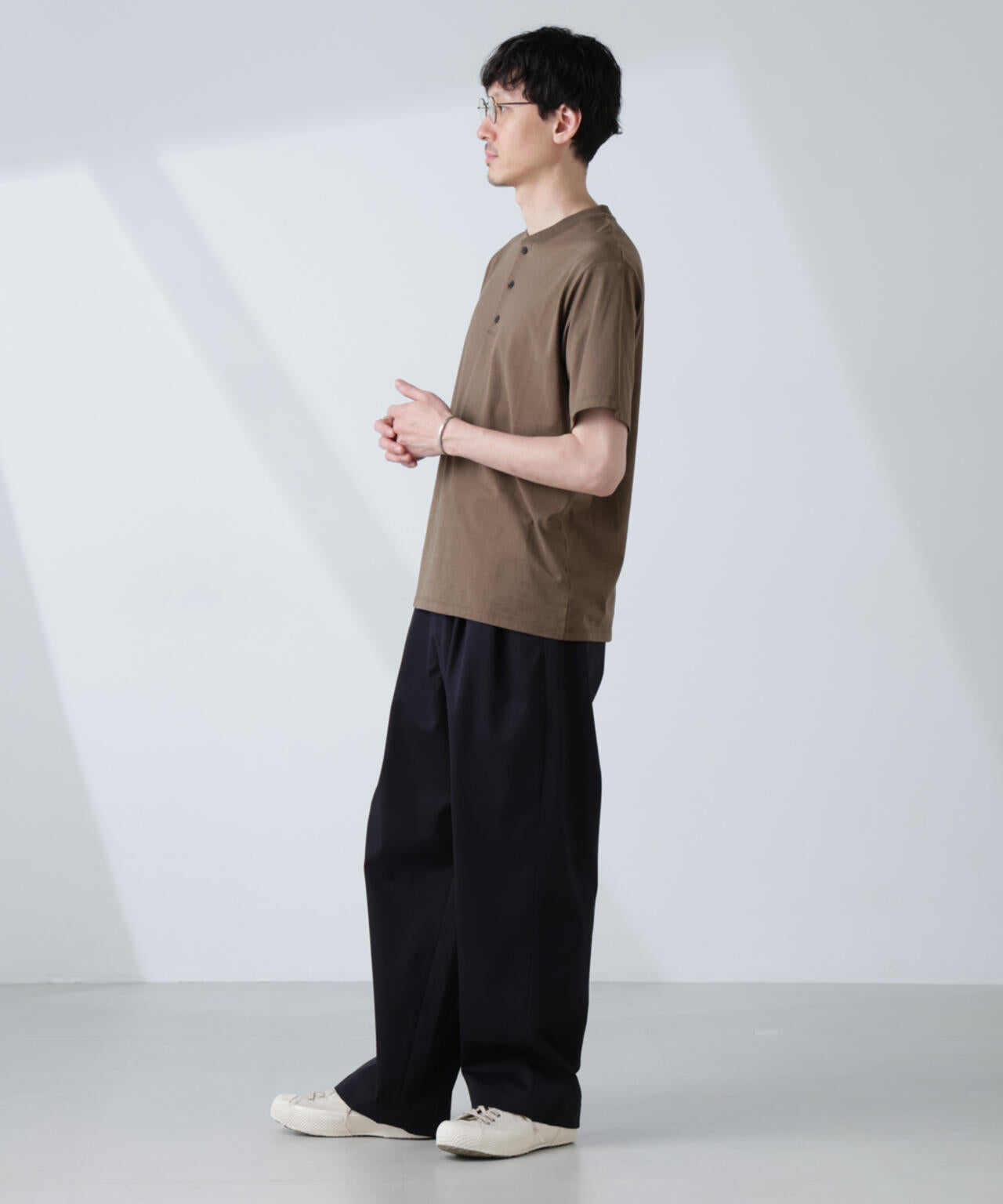「大人のワイドパンツ」2タックワイドトラウザーズ
