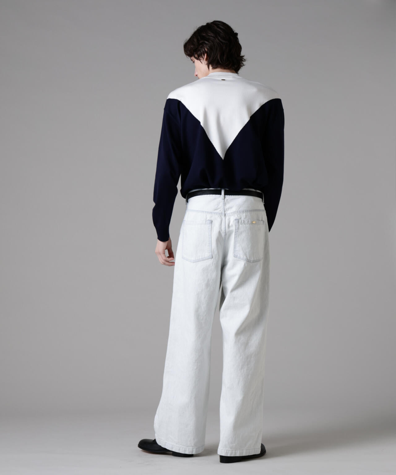 ｢ASSEMBLANC｣スーパーブリーチワイドデニムパンツ（セットアップ可）