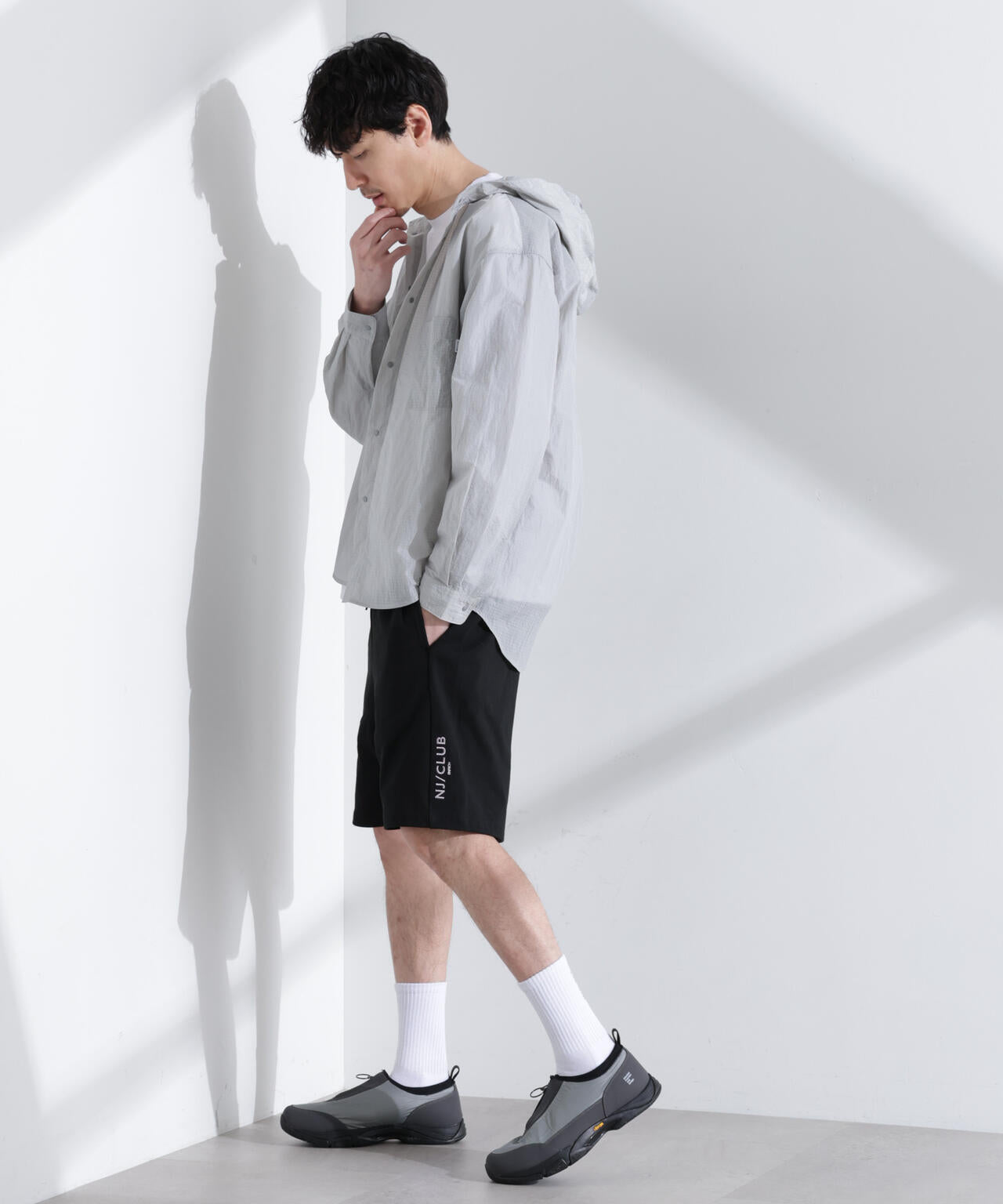 「NJ/CLUB」 USAコットン ハーフパンツ