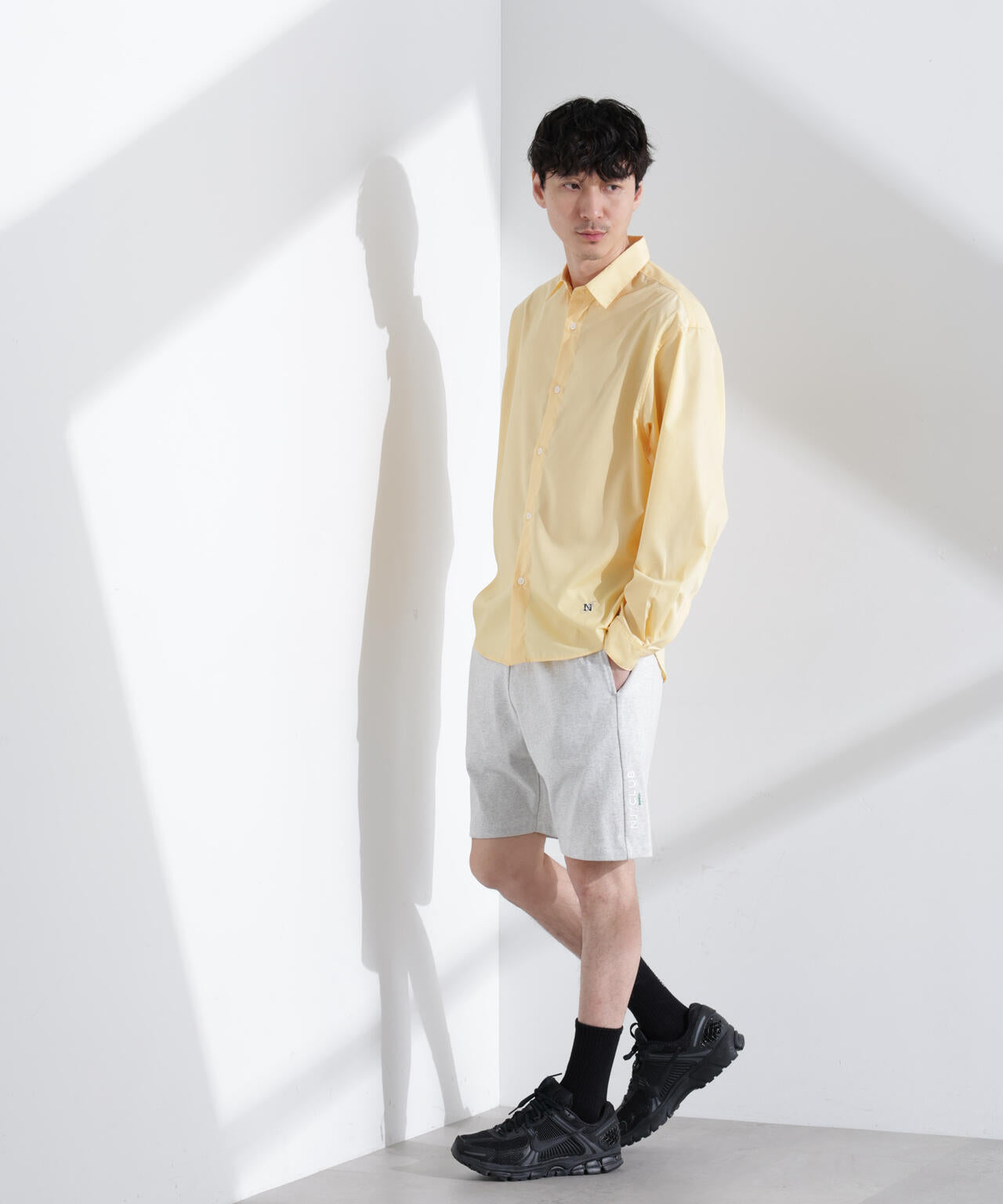 「NJ/CLUB」 USAコットン ハーフパンツ