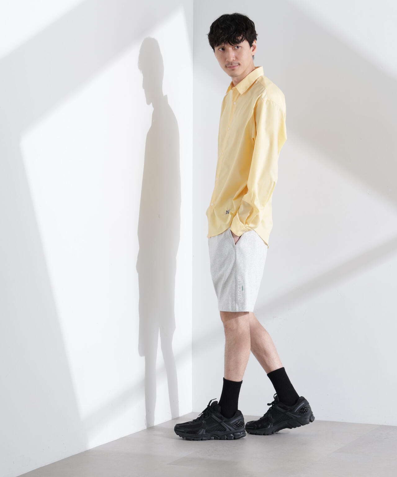 「NJ/CLUB」 USAコットン ハーフパンツ