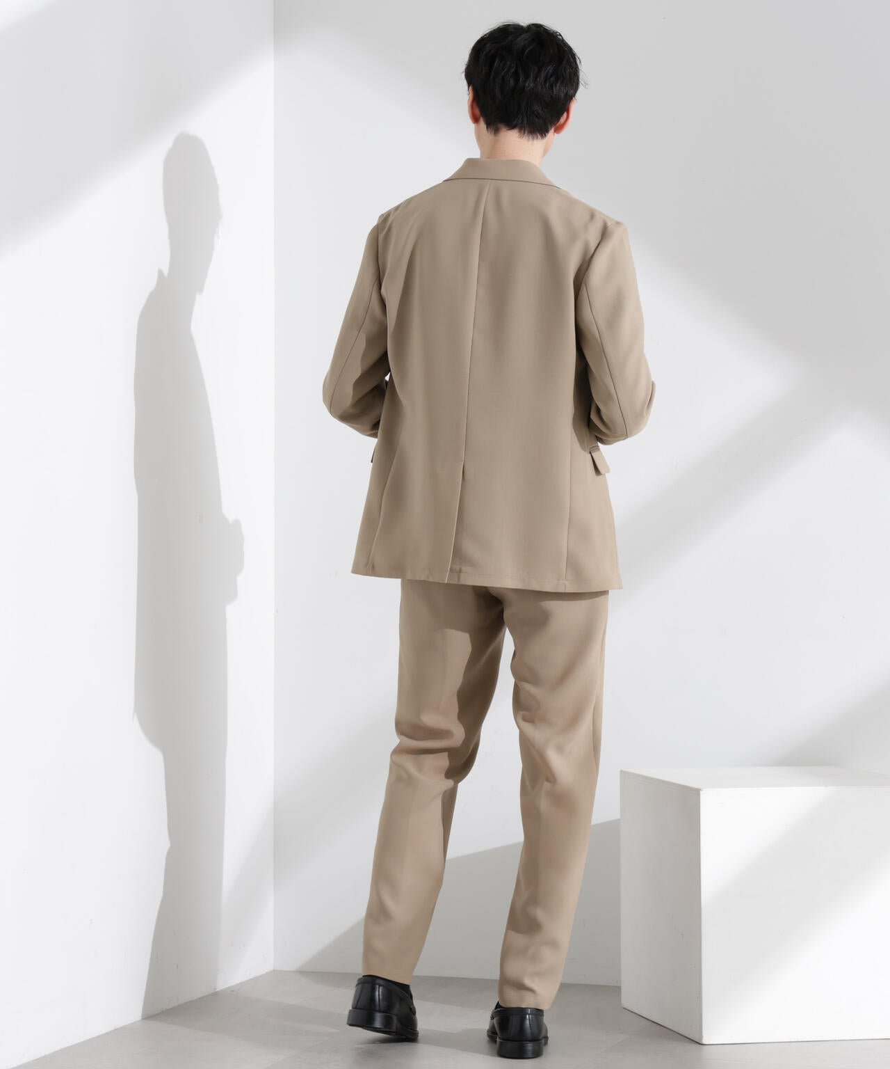 「N TROUSERS PREMIUM」強撚ピケストレッチパンツ(セットアップ可)
