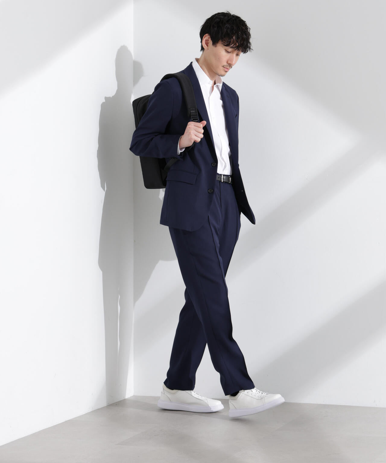 「N TROUSERS PREMIUM」強撚ピケストレッチパンツ(セットアップ可)