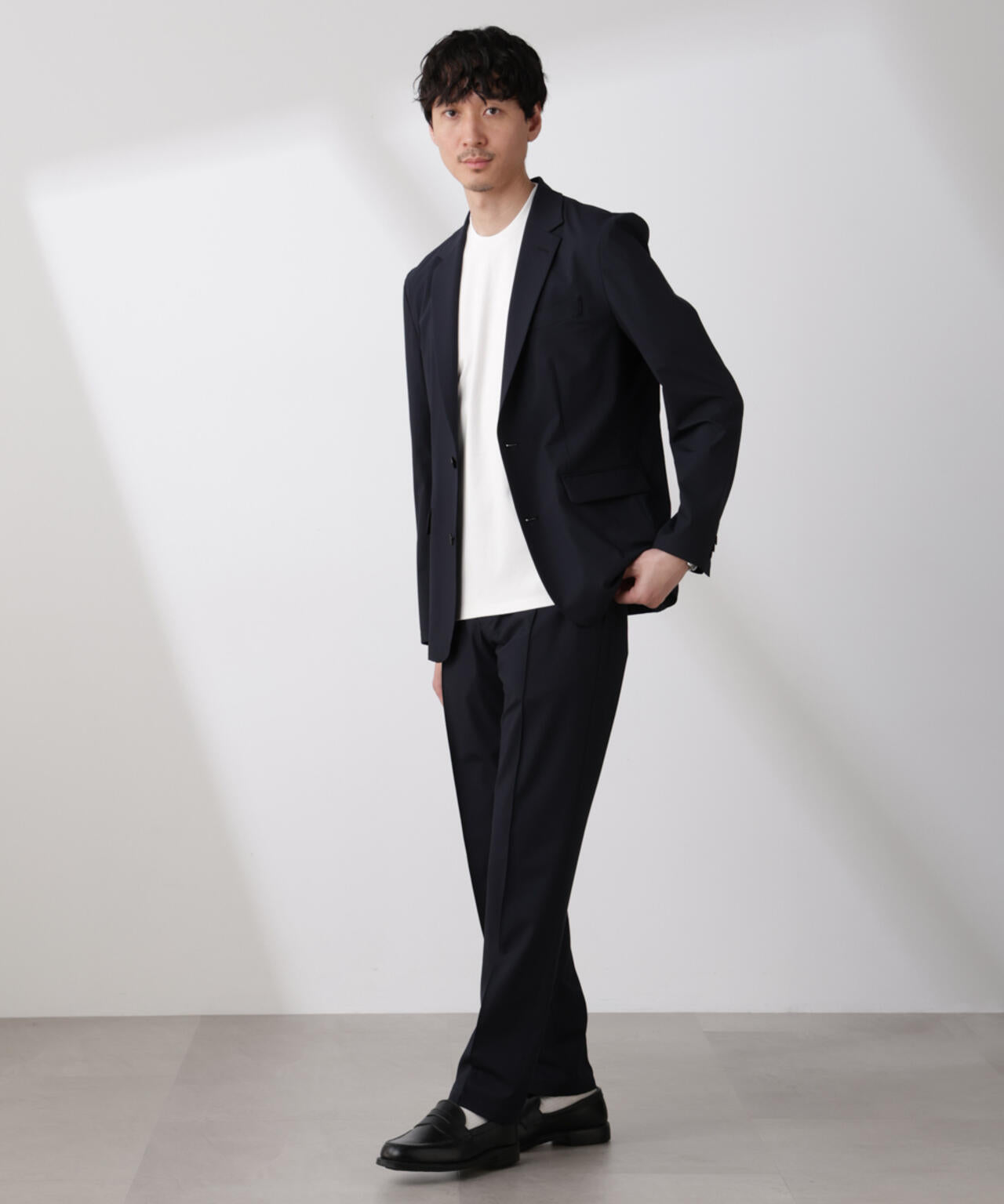 ｢N TROUSERS BASIC｣トロピカルストレッチパンツ（セットアップ可）