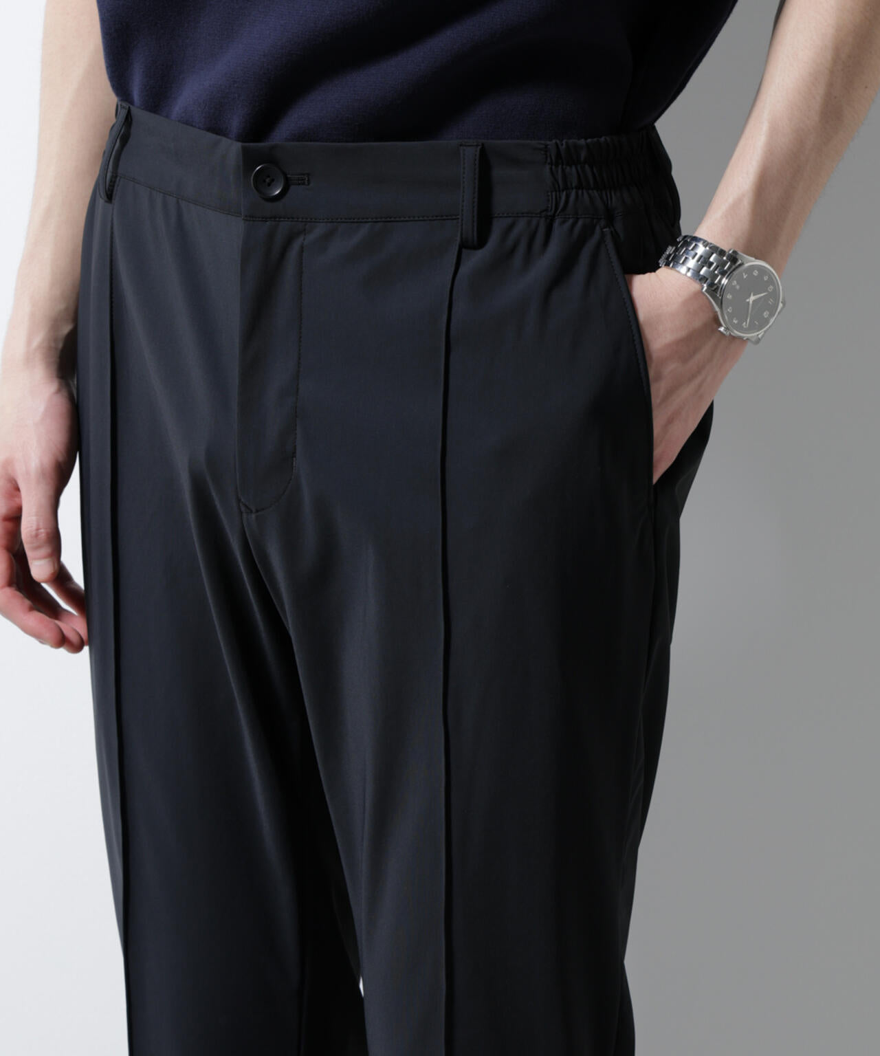 「N TROUSERS PREMIUM」クールタッチ4WAYストレッチパンツ撥水(セットアップ可)