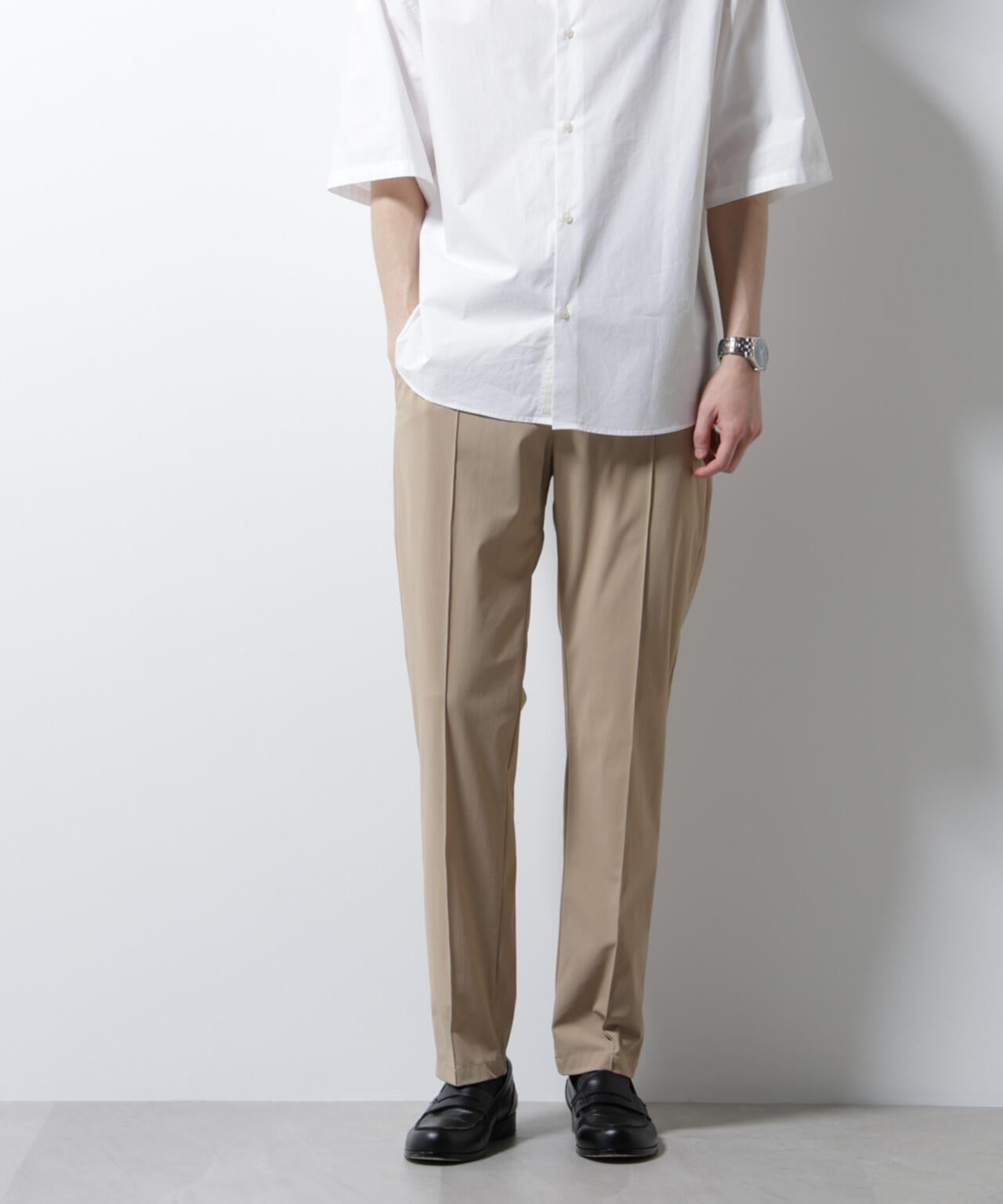 「N TROUSERS PREMIUM」クールタッチ4WAYストレッチパンツ撥水(セットアップ可)