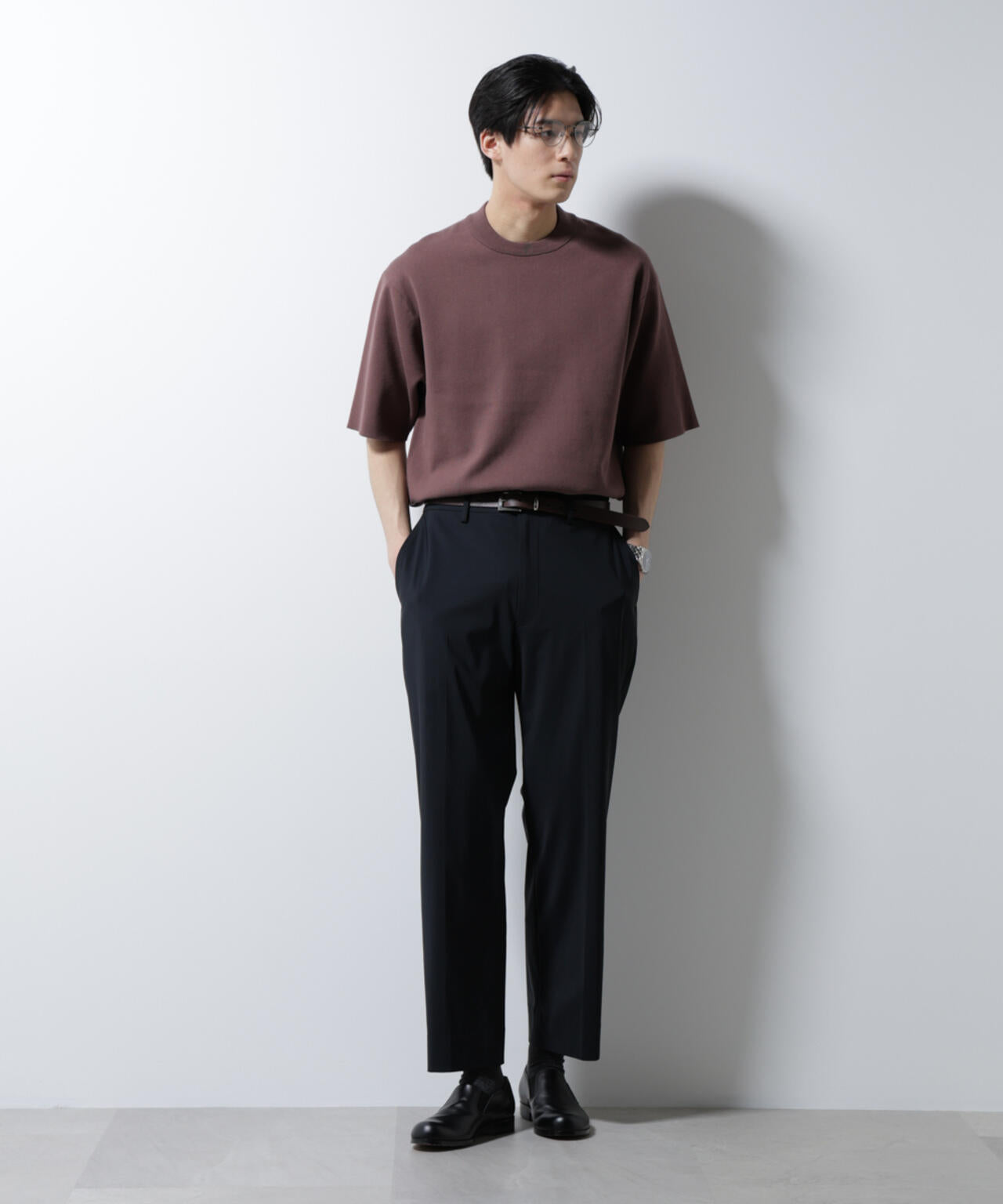 「NTROUSERS PREMIUM」クールタッチストレッチストレートパンツ撥水(セットアップ可)