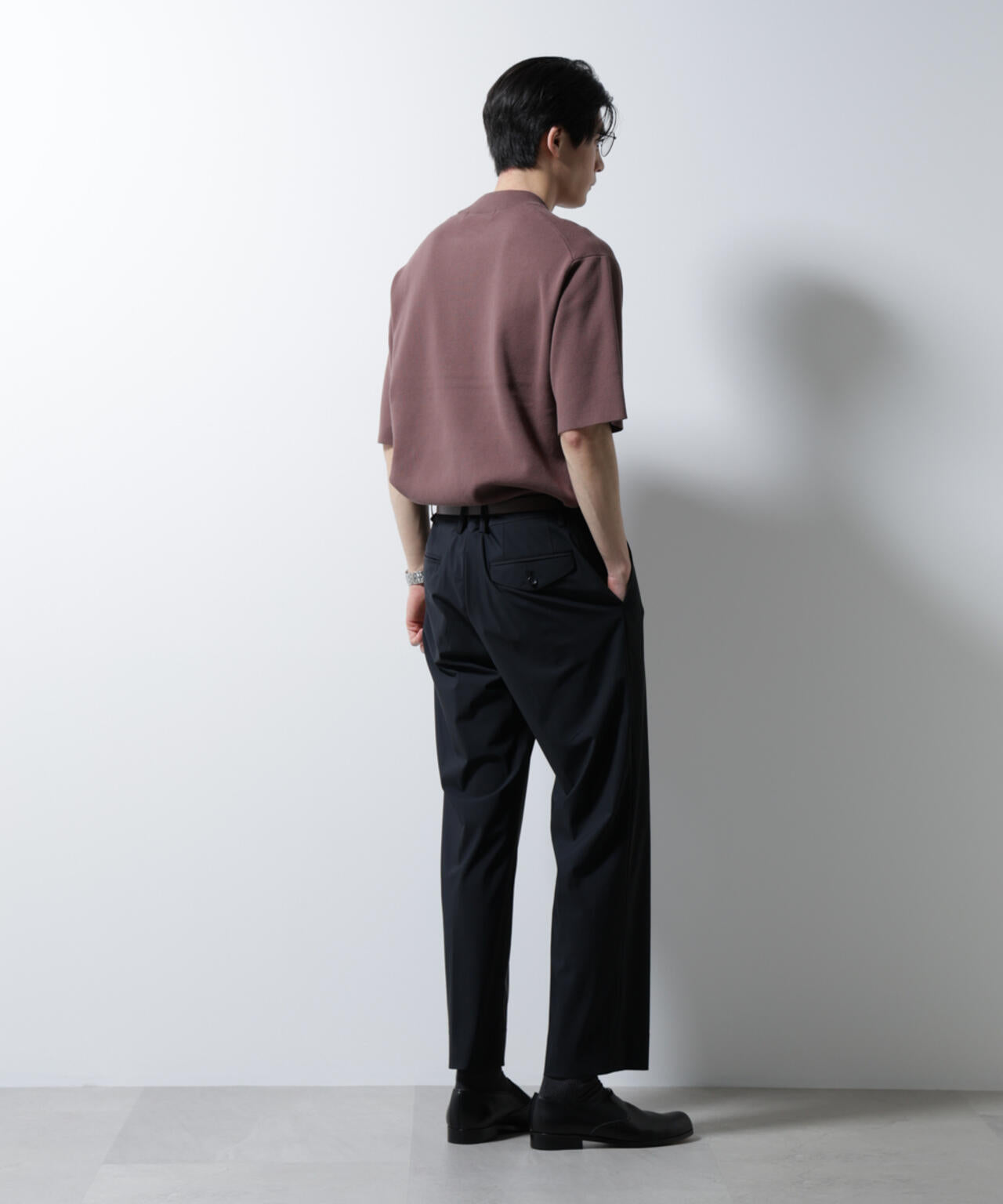 「NTROUSERS PREMIUM」クールタッチストレッチストレートパンツ撥水(セットアップ可)