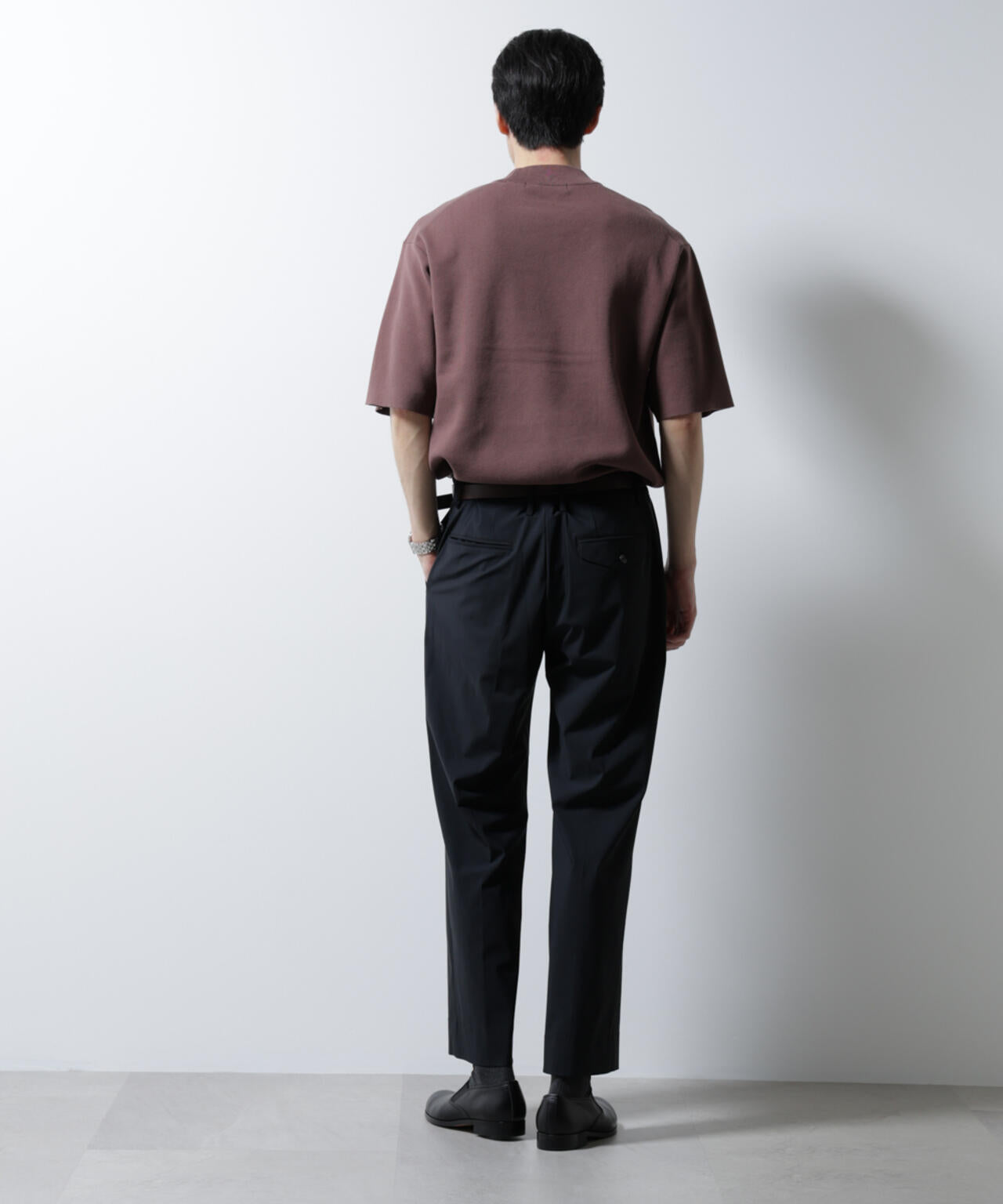 「NTROUSERS PREMIUM」クールタッチストレッチストレートパンツ撥水(セットアップ可)