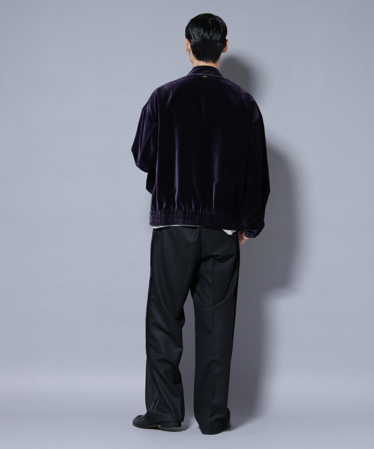 ｢ASSEMBLANC｣ コットンシルクベルベットブルゾン
