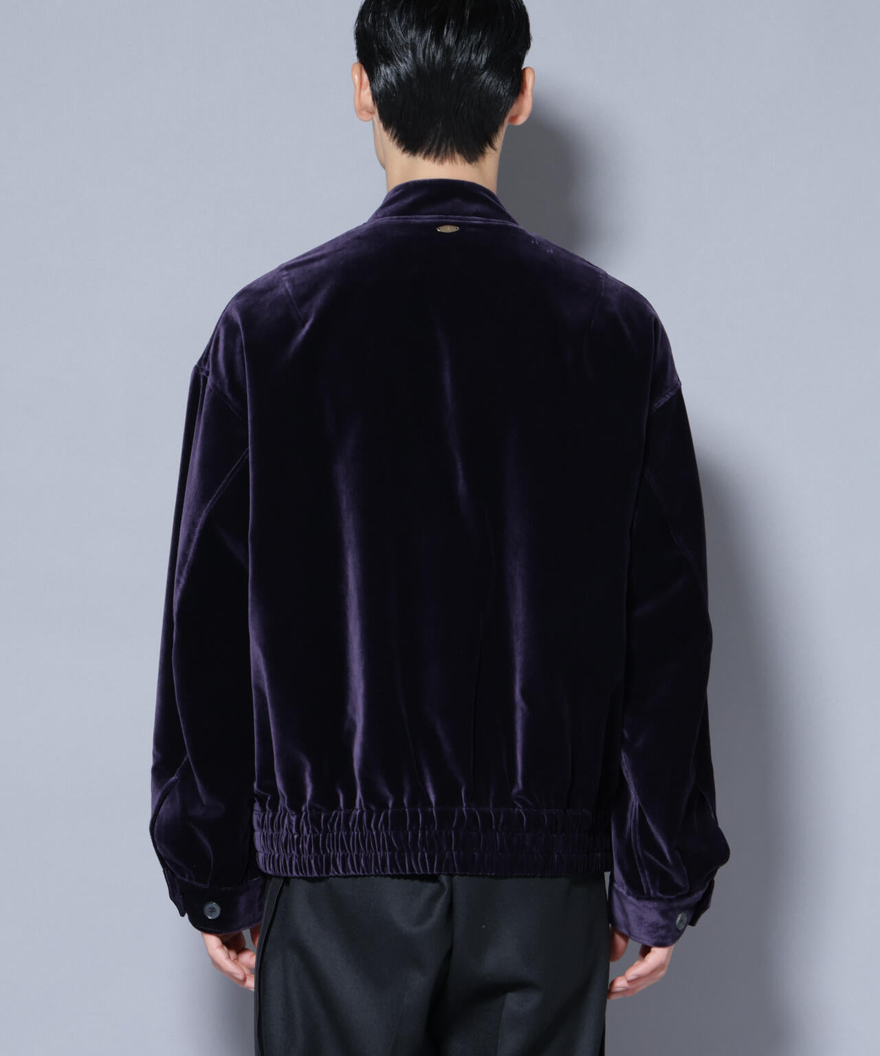 ｢ASSEMBLANC｣ コットンシルクベルベットブルゾン