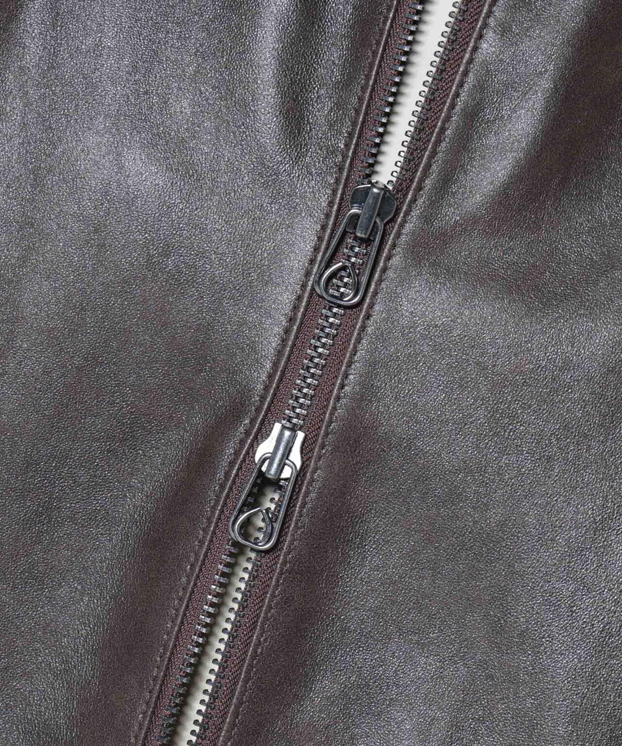 ｢ASSEMBLANC｣ ディストレスシープバルーンボンバージャケット