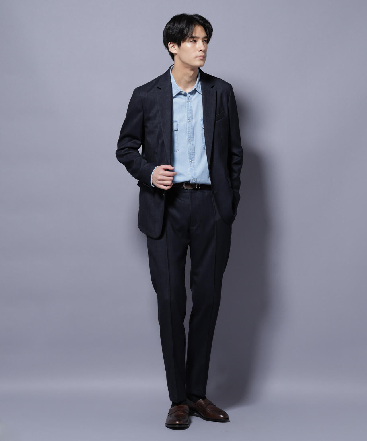 「N JACKET PREMIUM」ウールデニムジャケット/STRETCH(セットアップ可)