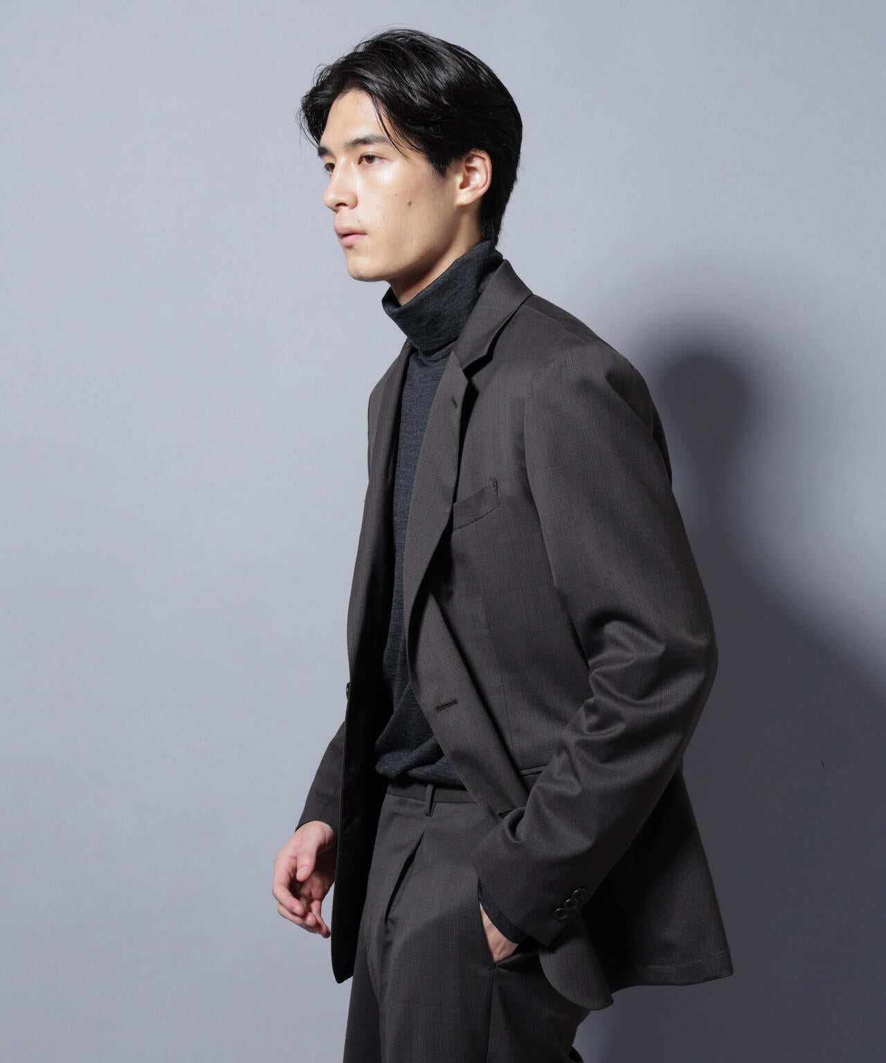 【大人気セットアップ】｢Damerino Select｣ RENU(R)T/Wシャドーチェックジャケット（セットアップ可）