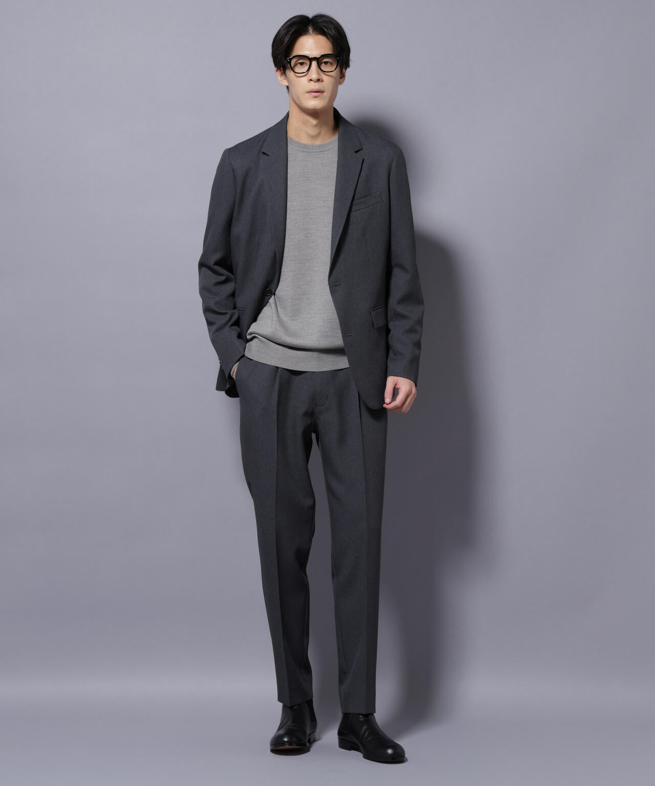 【大人気セットアップ】「Damerino」LANATEC(R) メランジツイルセットアップ