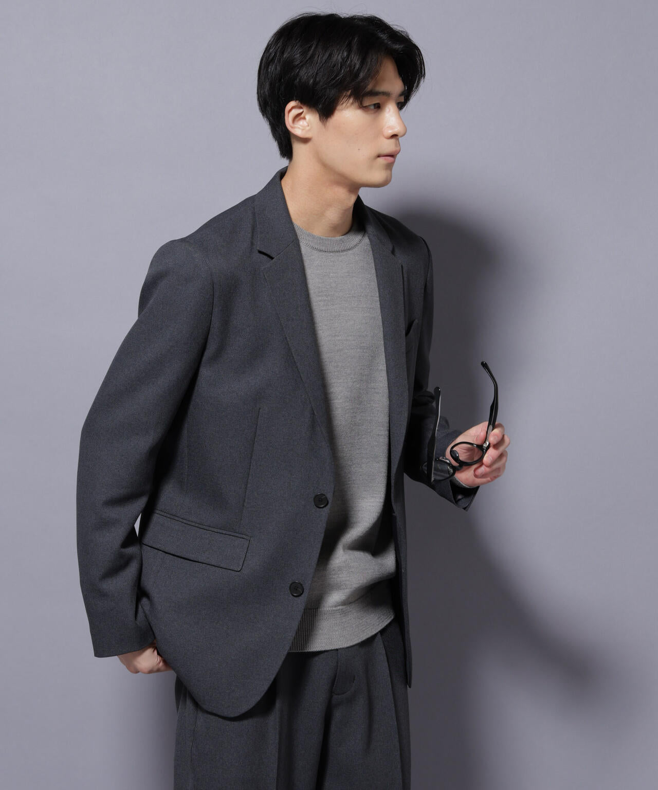 【大人気セットアップ】「Damerino」LANATEC(R) メランジツイルセットアップ