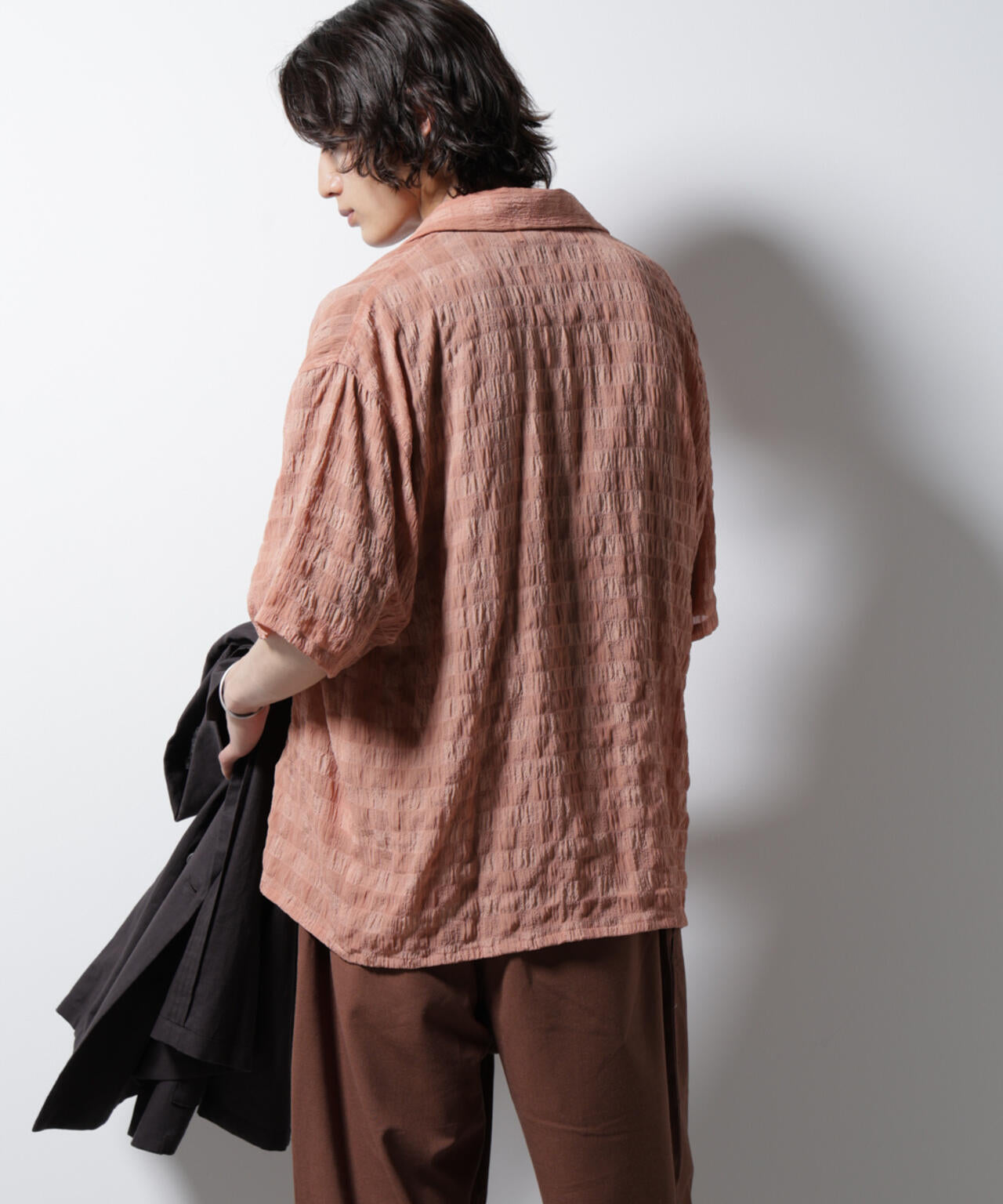 シースルーチェックシャツ