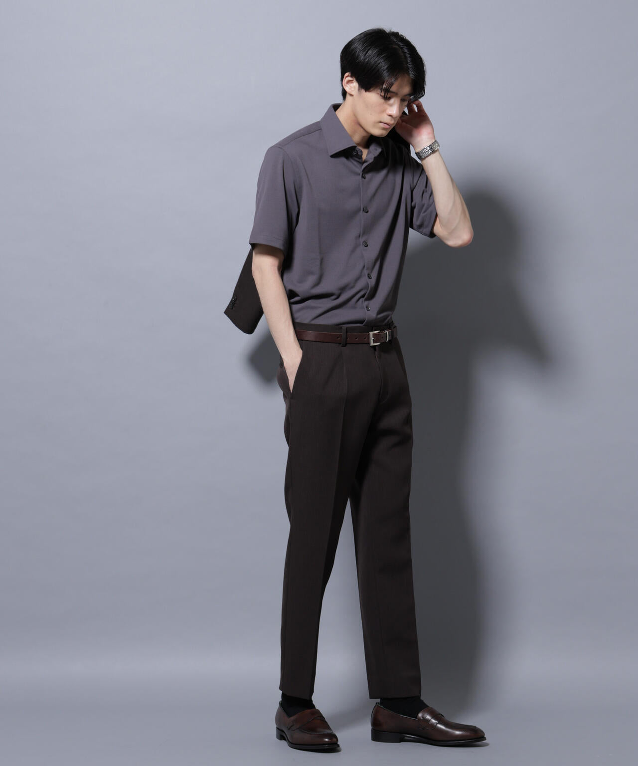 「N SHIRTS」 AERO FREEZE 鹿の子シャツ