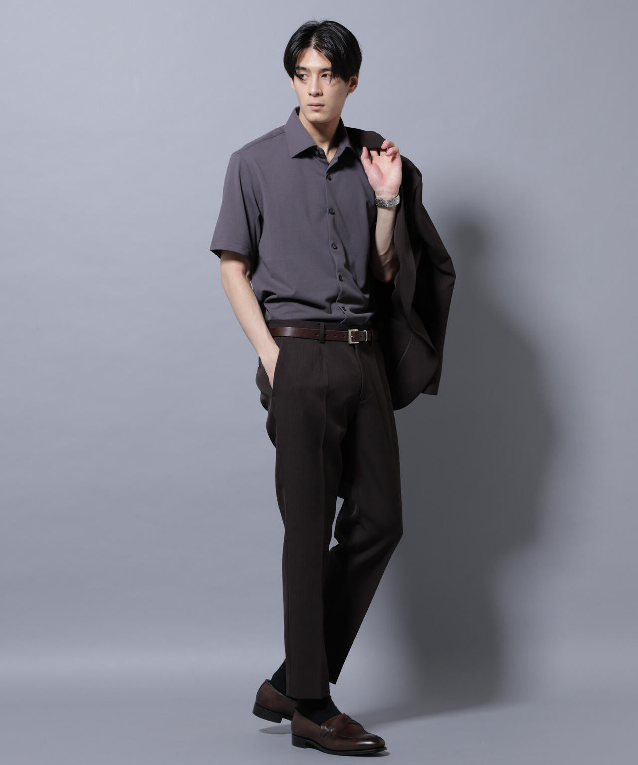 「N SHIRTS」 AERO FREEZE 鹿の子シャツ