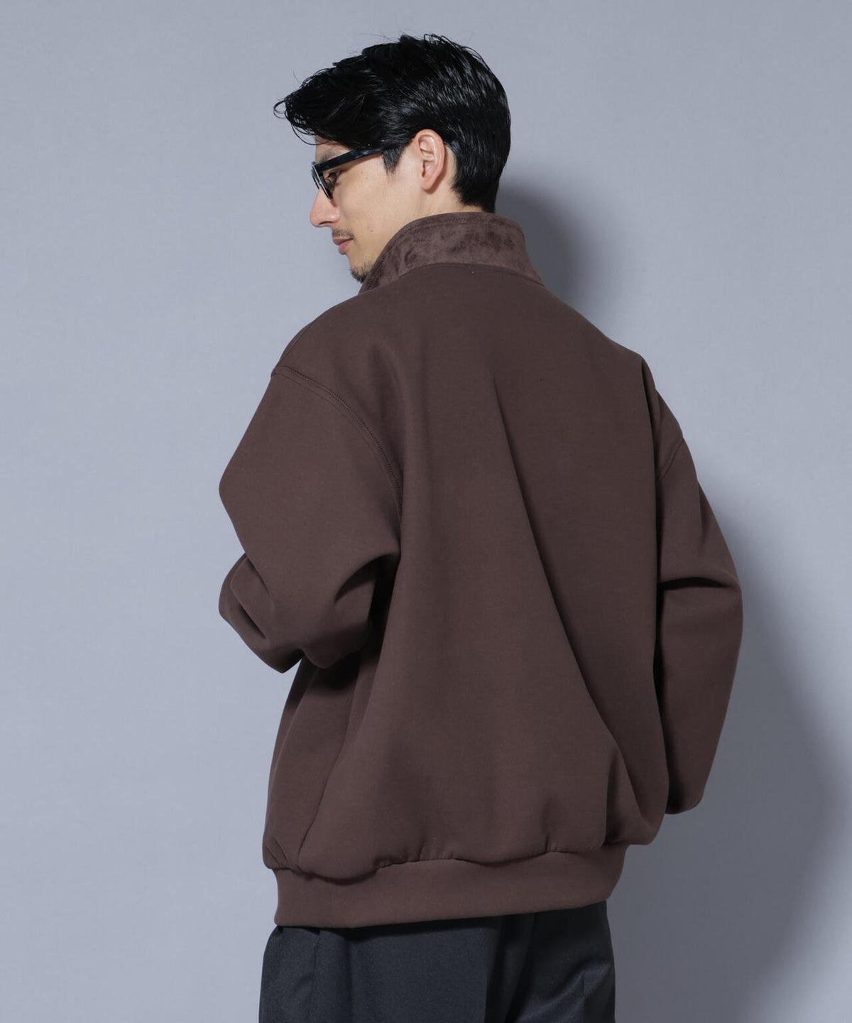スーパーストレッチブラッシュドポンチブルゾン