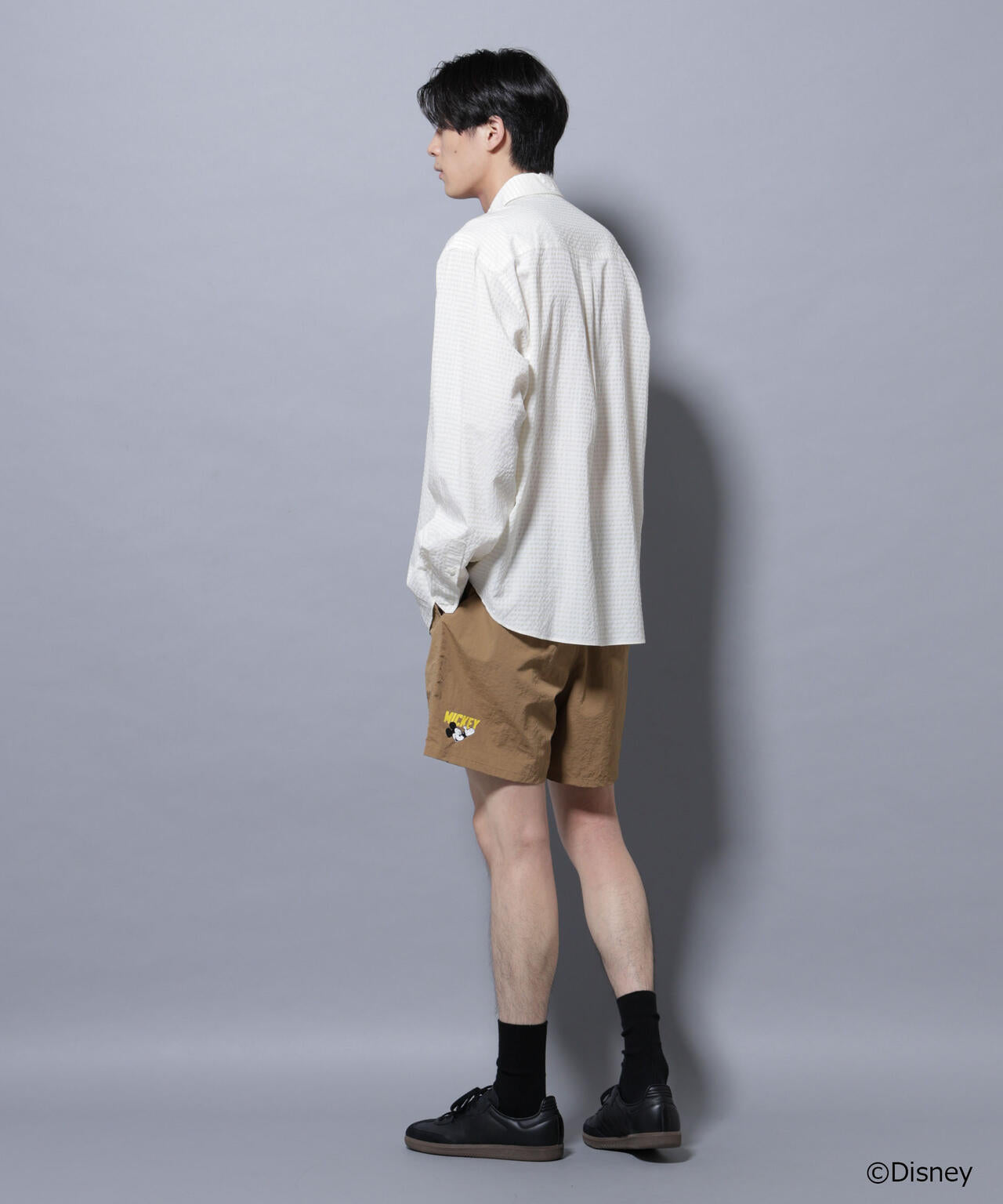｢NJ/CLUB｣ ミッキーマウス/ナイロンショーツ