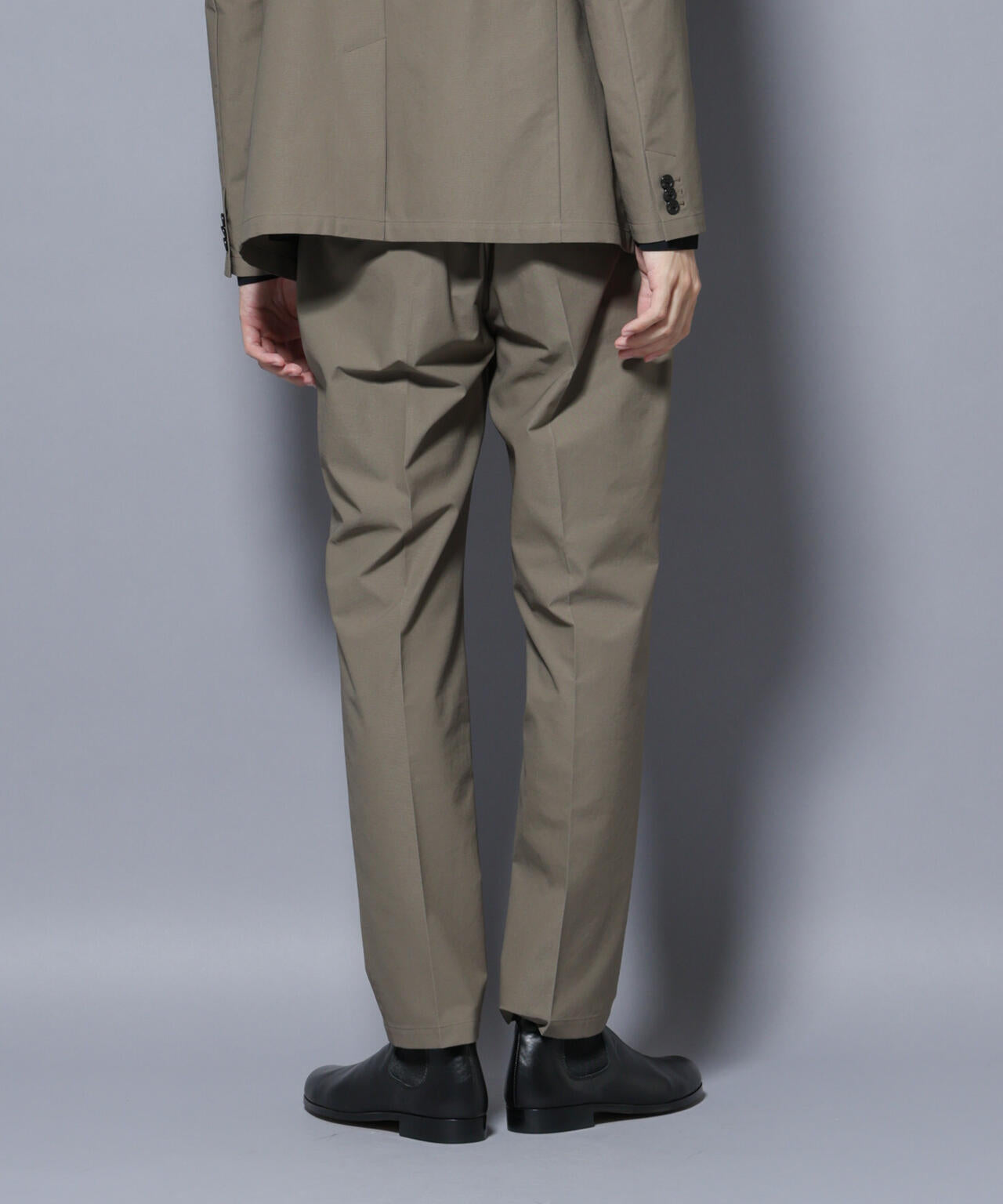 「N TROUSERS BASIC」SizeMoreTEXBRID(R)ストレッチパンツ(セットアップ可)