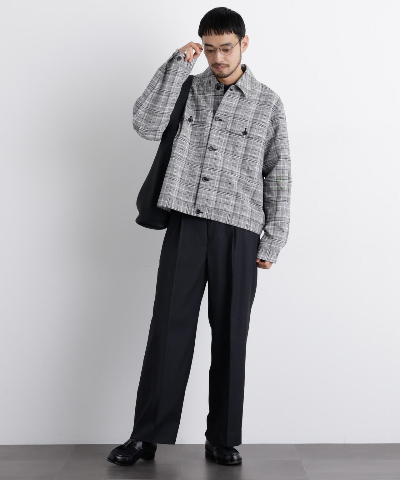 「FRENCH LINEN」リネンコットンシャツブルゾン